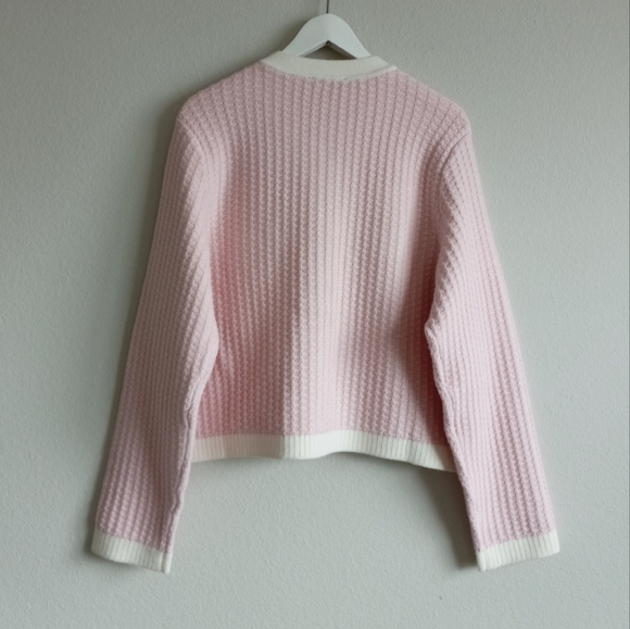 Ann Taylor Textured Stitch Sweater Jacket XL - Picture 14 of 16